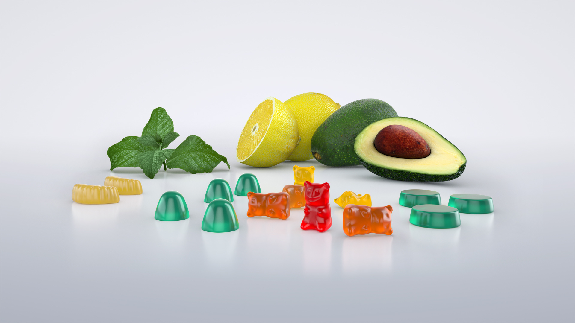 Nutraceutical gummies combine the properties of popular gummy and jelly products with health-promoting additives such as vitamins and minerals.