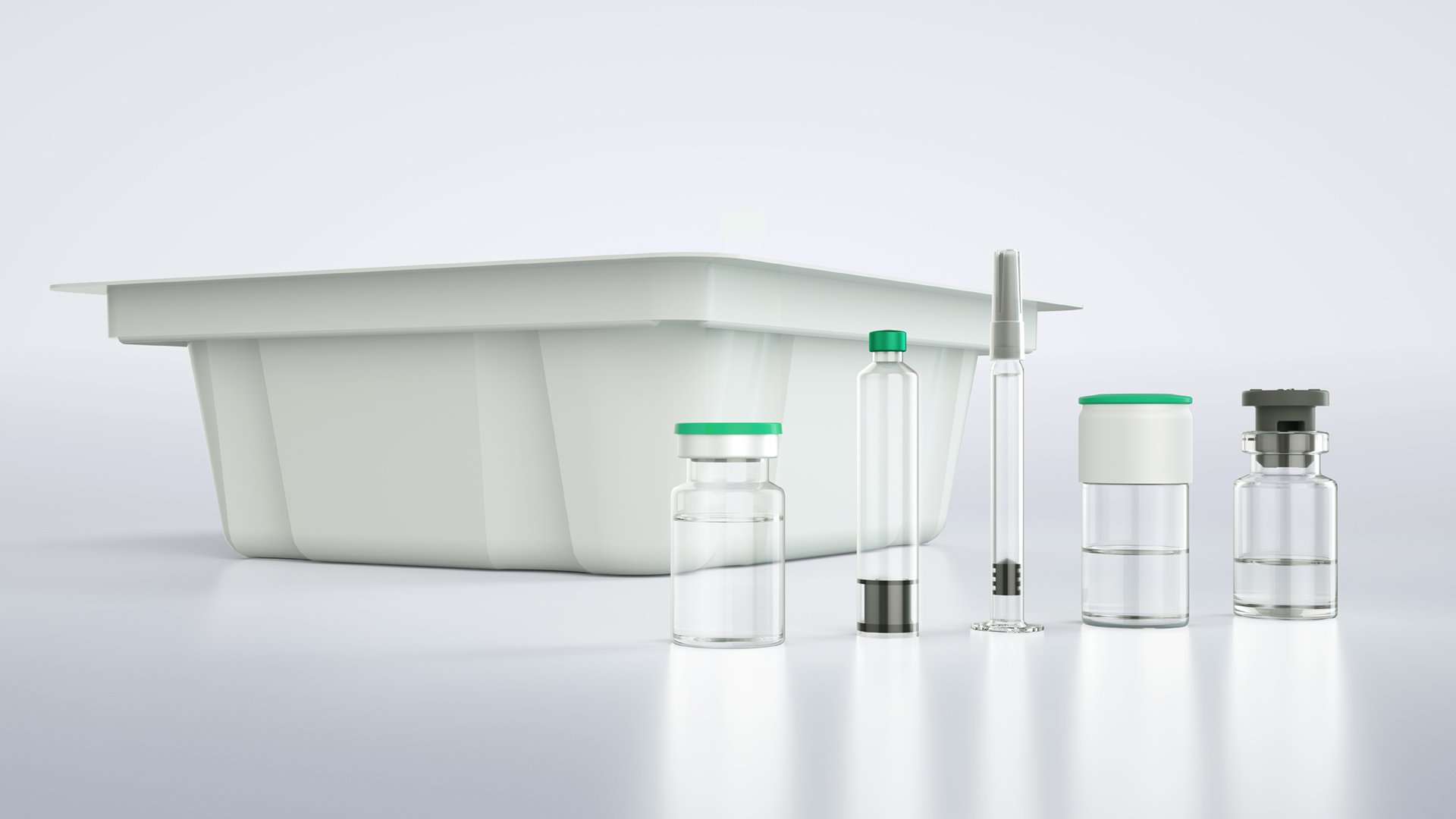 Nested Syringes, Cartridges & Vials